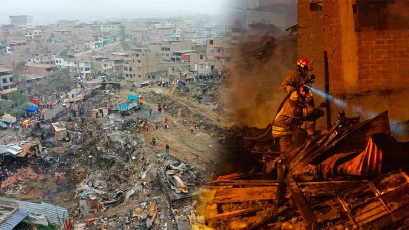 Incendio en Pamplona deja 200 afectados y riesgo de desalojo – Prensa arequipena