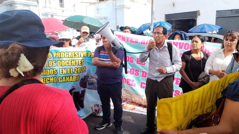 Maestros autoconvocados se unirán a marcha del 15 de octubre – Prensa arequipena