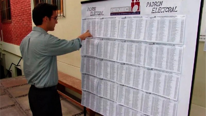 Reniec entrega padrón electoral preliminar al JNE y ONPE – Prensa arequipena