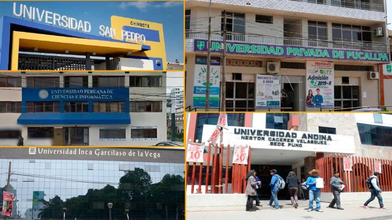 Cinco universidades deben cerrar por no tener licenciamiento – Prensa arequipena