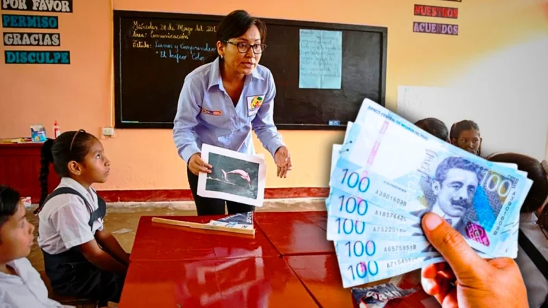 Gobierno autoriza bono de S/67 para más de 374 mil docentes – Prensa arequipena