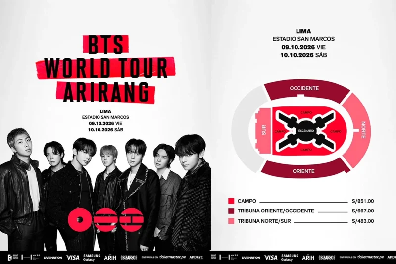 BTS confirma conciertos en Lima: fechas y entradas – Prensa arequipena